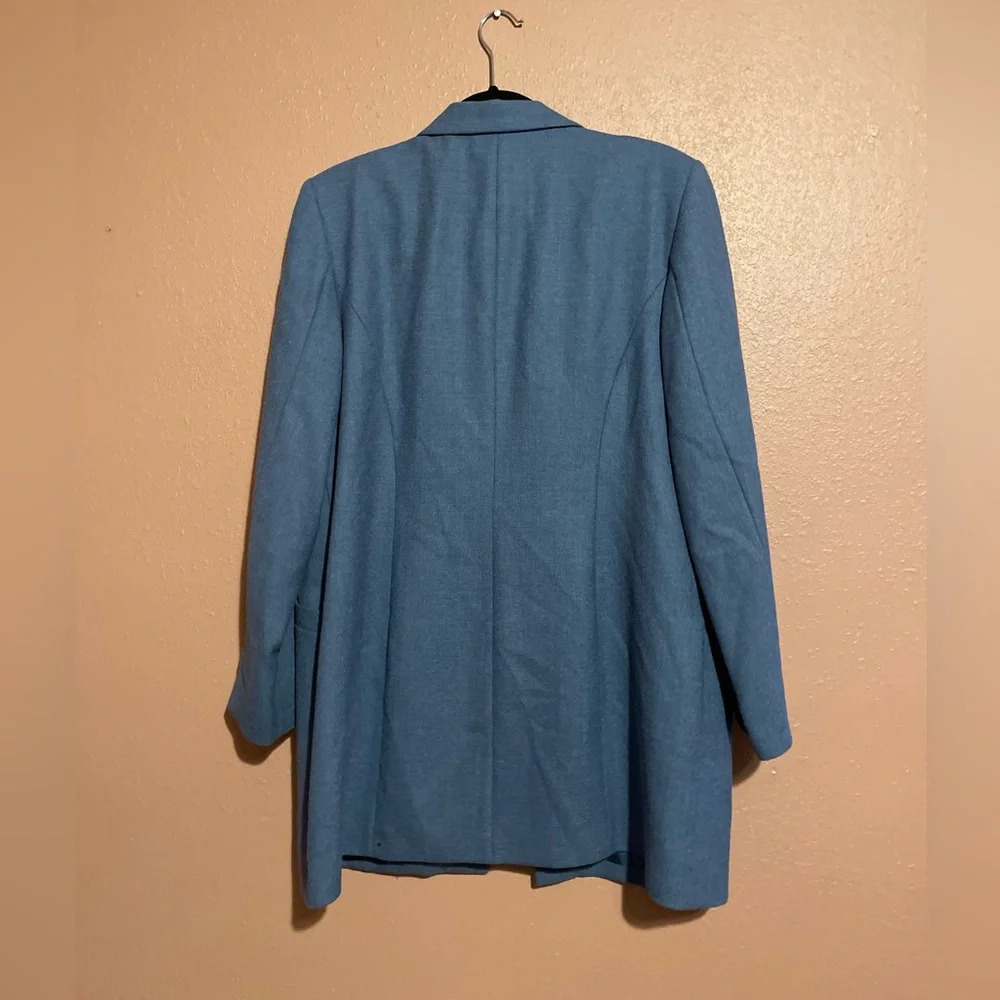 Pendleton Virgin Wool Blazer Long Jacket Size 16 - image 2